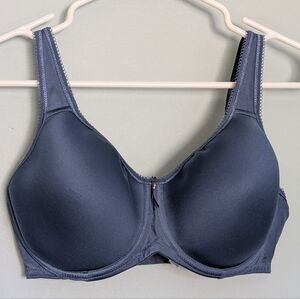 Wacoal Basic Beauty Full Coverage Under wire Bra Size 36DD - blue